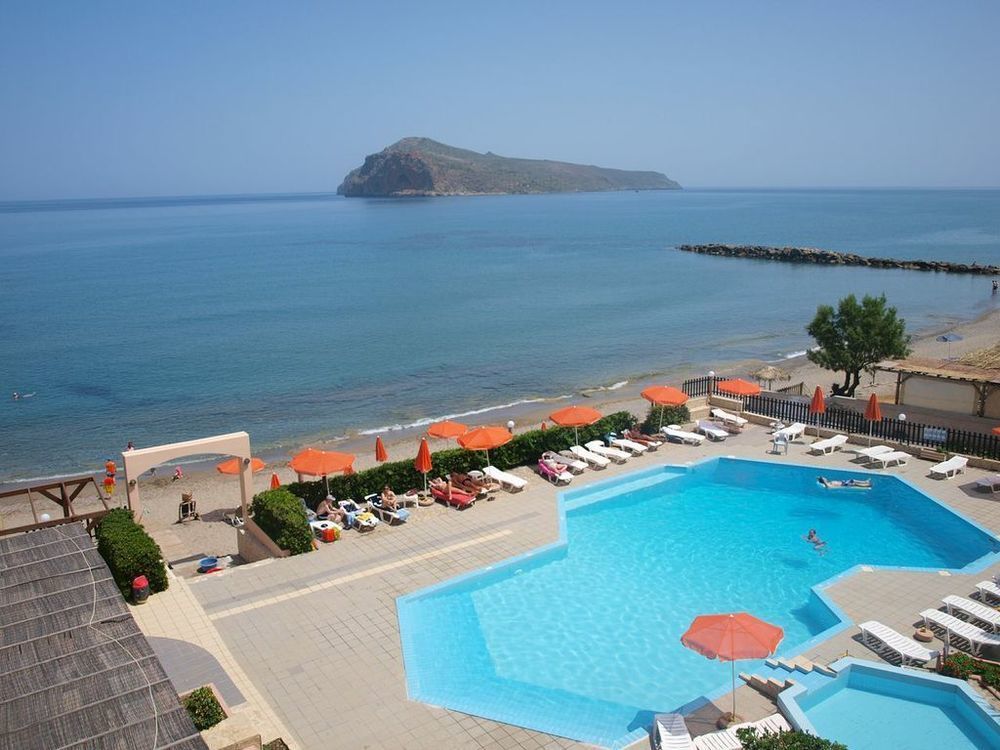 Hotel Haris On The Beach Agia Marina 外观 照片